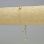 Xuping 18K Gold-Plated Bracelet with White Crystals