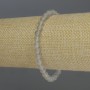 Labradorite Bracelet with Smooth Beads, 5 mm Diameter, 18 cm Length, Stretch
