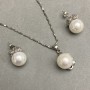 Majorca Pendant on a 40 cm chain ± and Stud Earrings Set