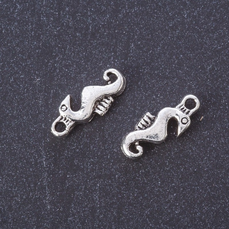 Seahorse Pendant Silver 16mm