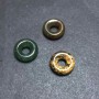 Pandora Bead with Green Jasper 15x4mm, hole diameter 5 mm+
