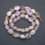Assorted Faceted Beads, 10x6 mm diameter, 40 cm length +